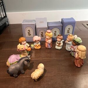 Avon 1986 Heavenly Blessings Nativity Collection.